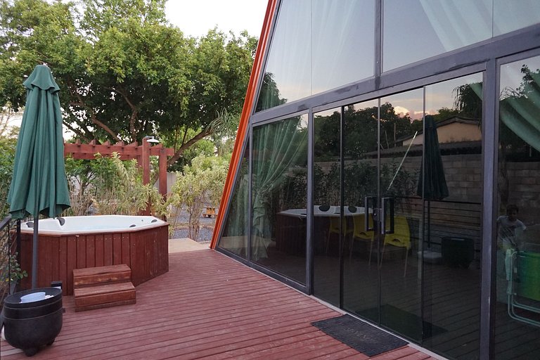 Chalé Verde Mata com jacuzzi privativa em Bonito