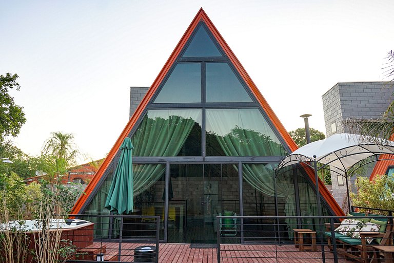 Chalé Verde Mata com jacuzzi privativa em Bonito