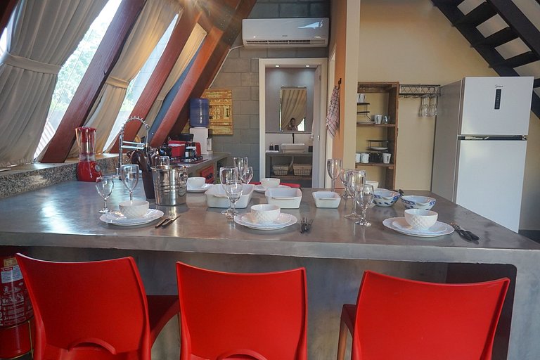 Chalé Verde Mata com jacuzzi privativa em Bonito