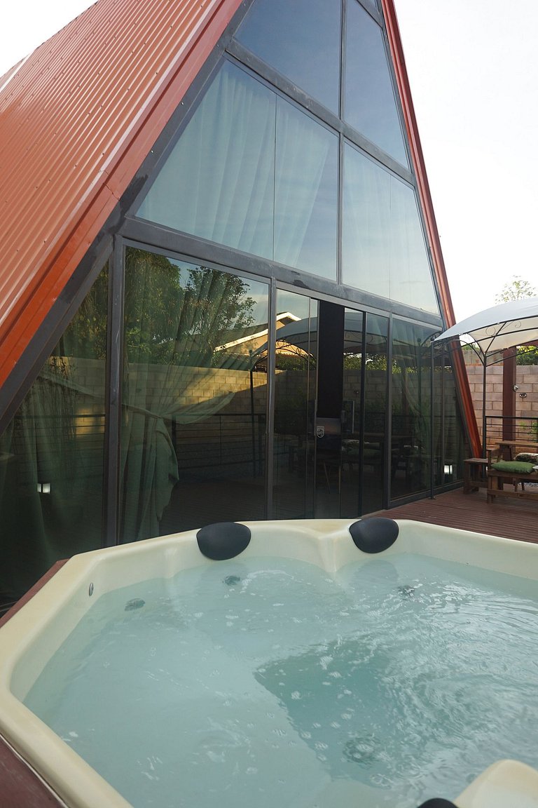 Chalé Verde Mata com jacuzzi privativa em Bonito