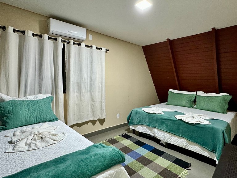 Chalé Verde Mata com jacuzzi privativa em Bonito