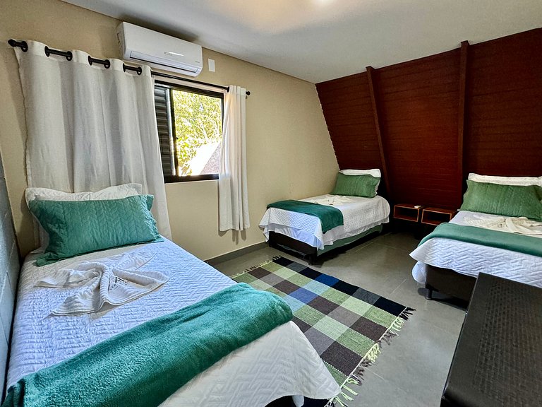 Chalé Verde Mata com jacuzzi privativa em Bonito