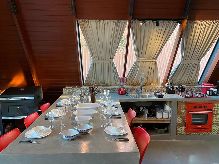 Chalé Verde Mata com jacuzzi privativa em Bonito