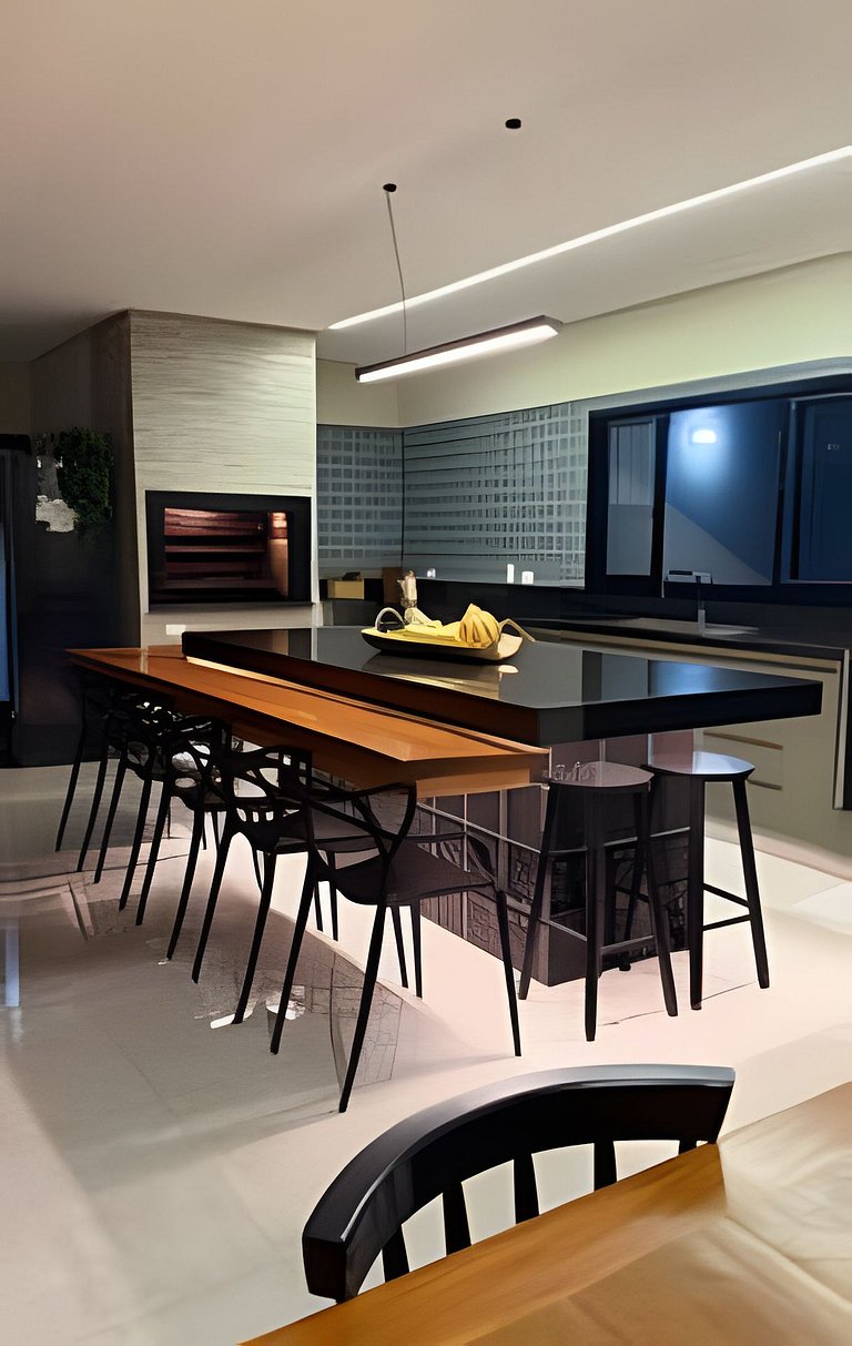 Casa com 4 suítes, piscina e sauna em Bonito - MS