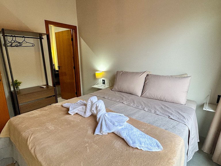 Flat Fernandes 03 confortável no Centro de Bonito