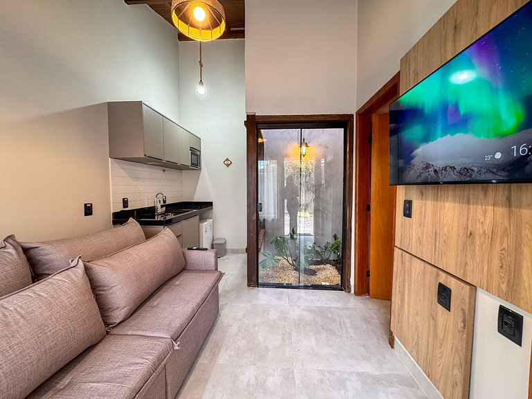 Flat Fernandes 03 confortável no Centro de Bonito