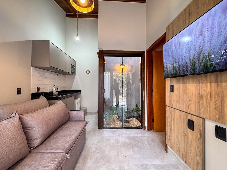 Flat Fernandes 04 confortável no Centro de Bonito