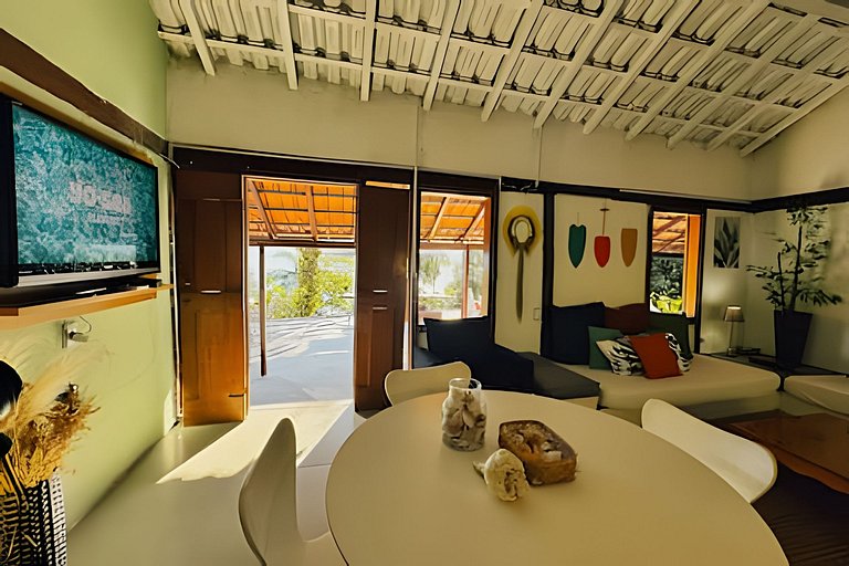 Casa na Ilha com piscina e praia