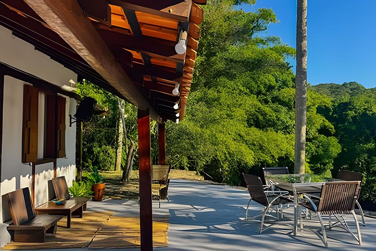 Casa na Ilha com piscina e praia