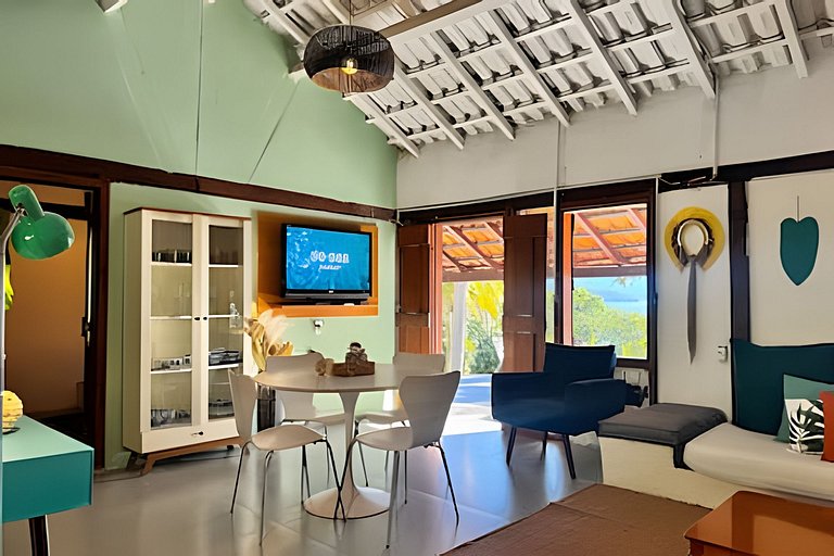 Casa na Ilha com piscina e praia