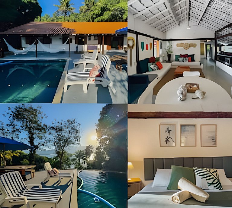 Casa na Ilha com piscina e praia