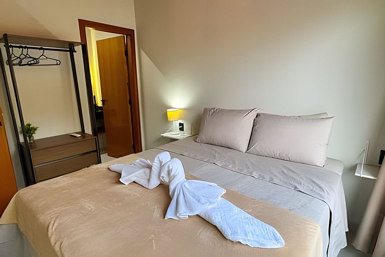 Flat Fernandes 06 confortável no Centro de Bonito