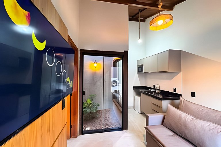 Flat Fernandes 08 confortável no Centro de Bonito