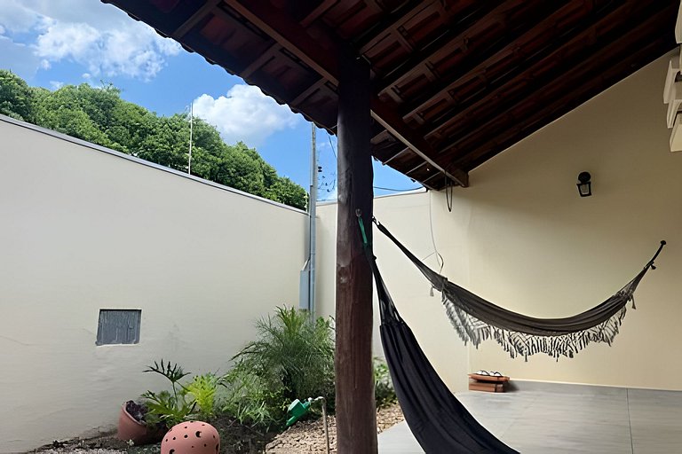 Casa com piscina para família em Bonito/MS