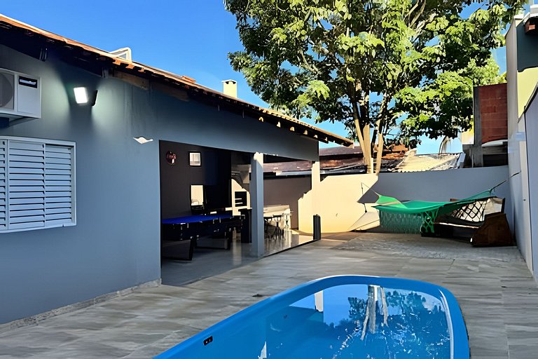 Casa exclusiva com piscina e sinuca em Bonito