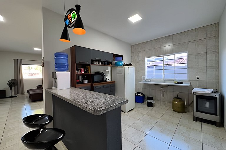 Casa exclusiva com piscina e sinuca em Bonito