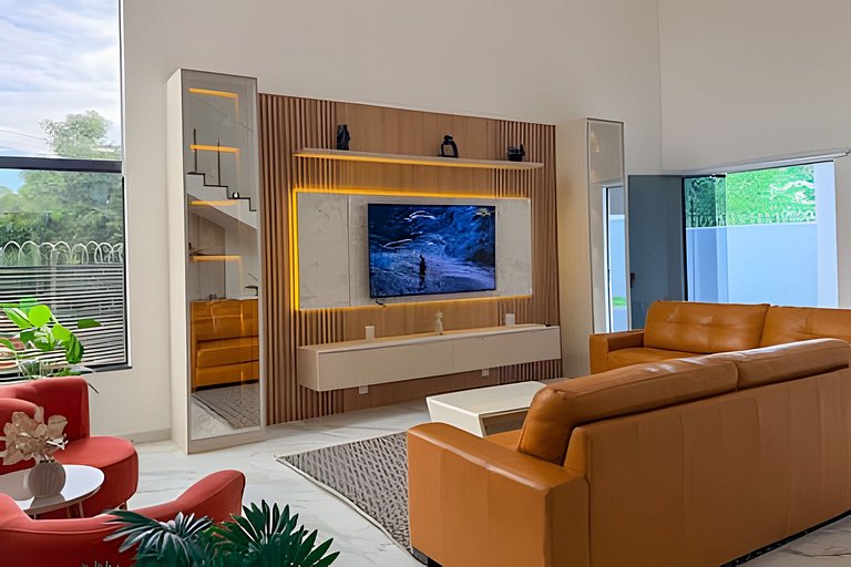 Casa para família com área gourmet em Bonito