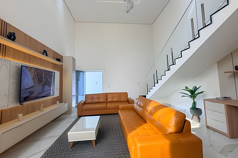 Luxo em Bonito: 4 quartos com área gourmet