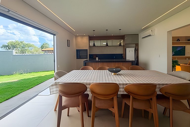 Casa para família com área gourmet em Bonito