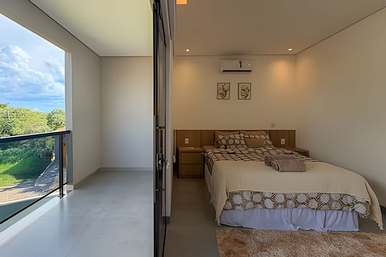 Luxo em Bonito: 4 quartos com área gourmet