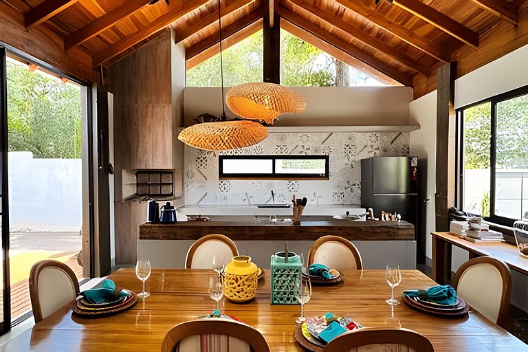 Casa Bali em Bonito–MS Linda decoração com piscina