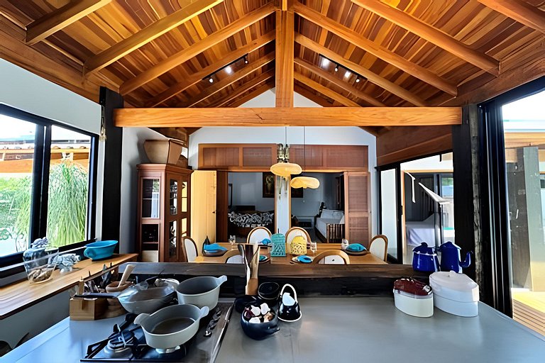 Casa Bali em Bonito–MS Linda decoração com piscina