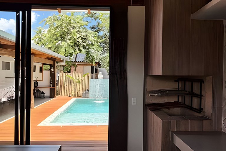 Casa Bali em Bonito–MS Linda decoração com piscina