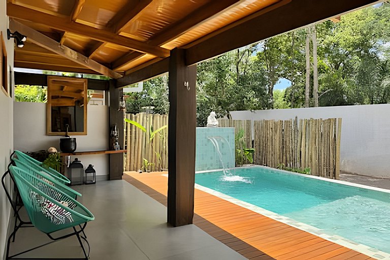 Casa Bali em Bonito–MS Linda decoração com piscina