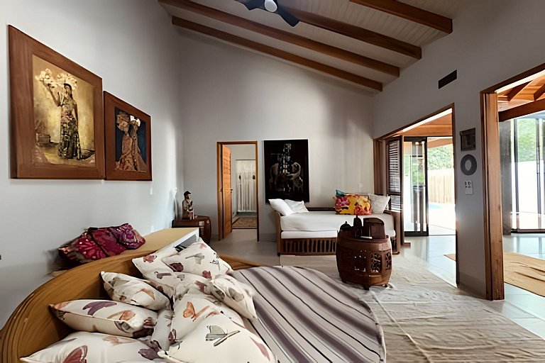 Casa Bali em Bonito–MS Linda decoração com piscina
