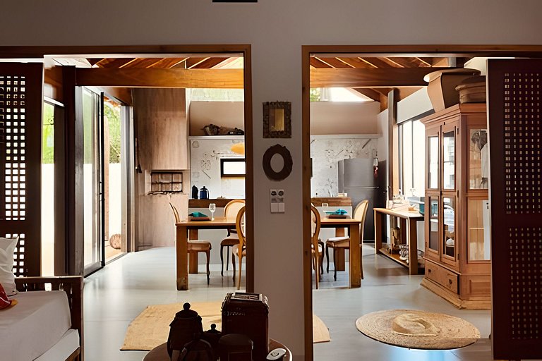 Casa Bali em Bonito–MS Linda decoração com piscina