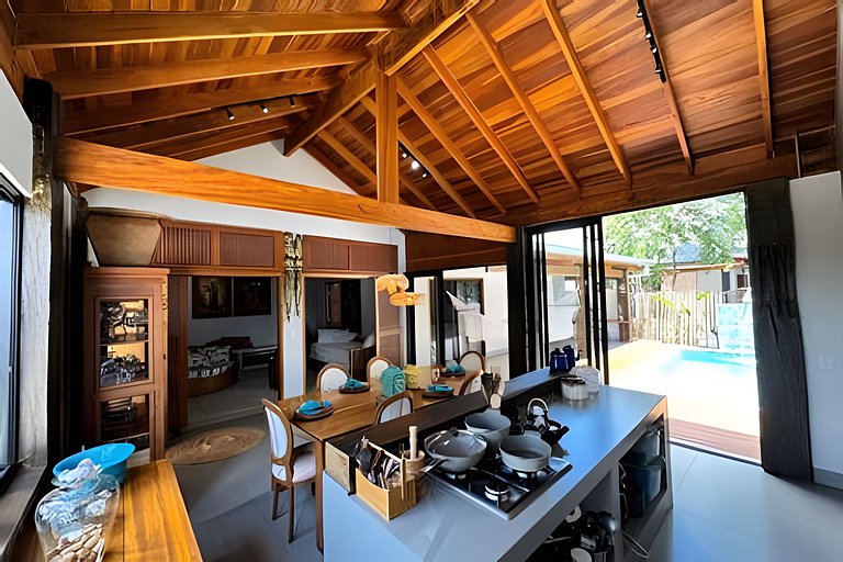 Casa Bali em Bonito–MS Linda decoração com piscina