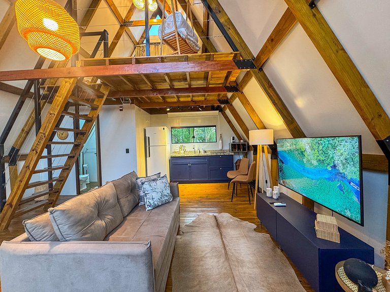 Chalé Moderno e Aconchegante com jacuzzi