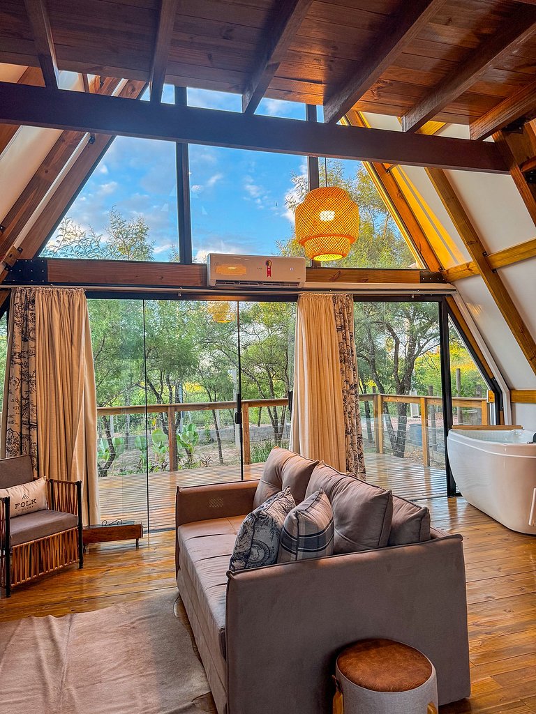 Chalé Moderno e Aconchegante com jacuzzi