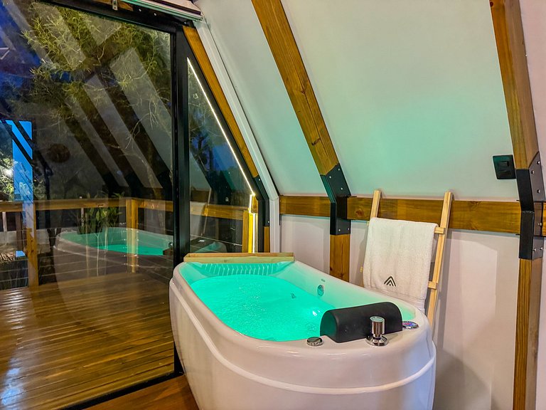 Chalé Moderno e Aconchegante com jacuzzi
