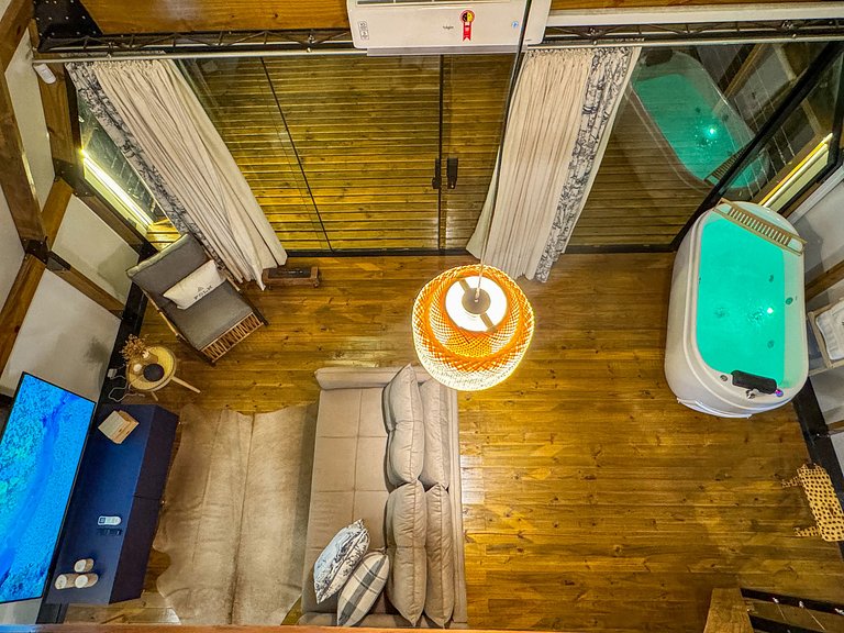 Chalé Moderno e Aconchegante com jacuzzi