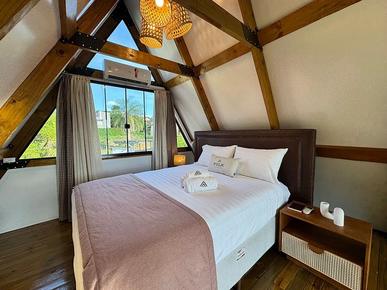 Chalé Folk Village 2 | Design e Natureza