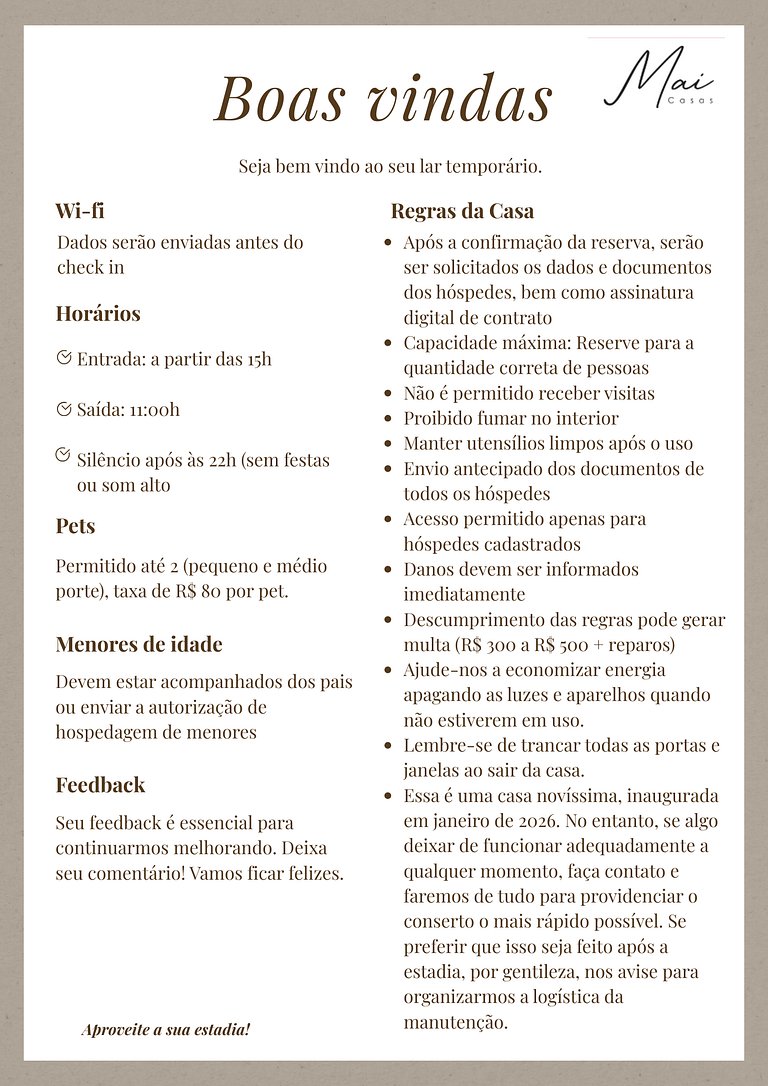 Casa Tuiuiú com 4 quartos e área gourmet em Bonito