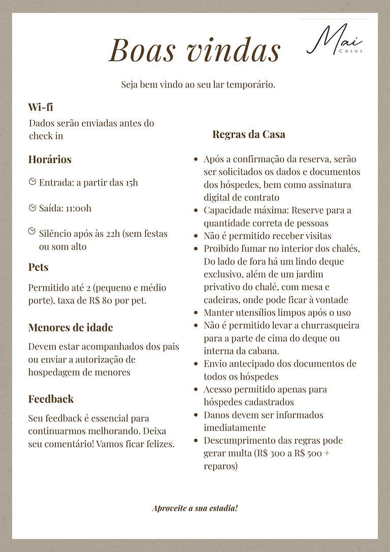 Chalé Vale 3 | Experiência Premium