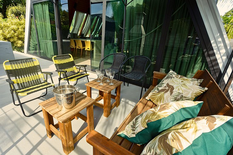 Chalé Verde Mata com jacuzzi privativa em Bonito