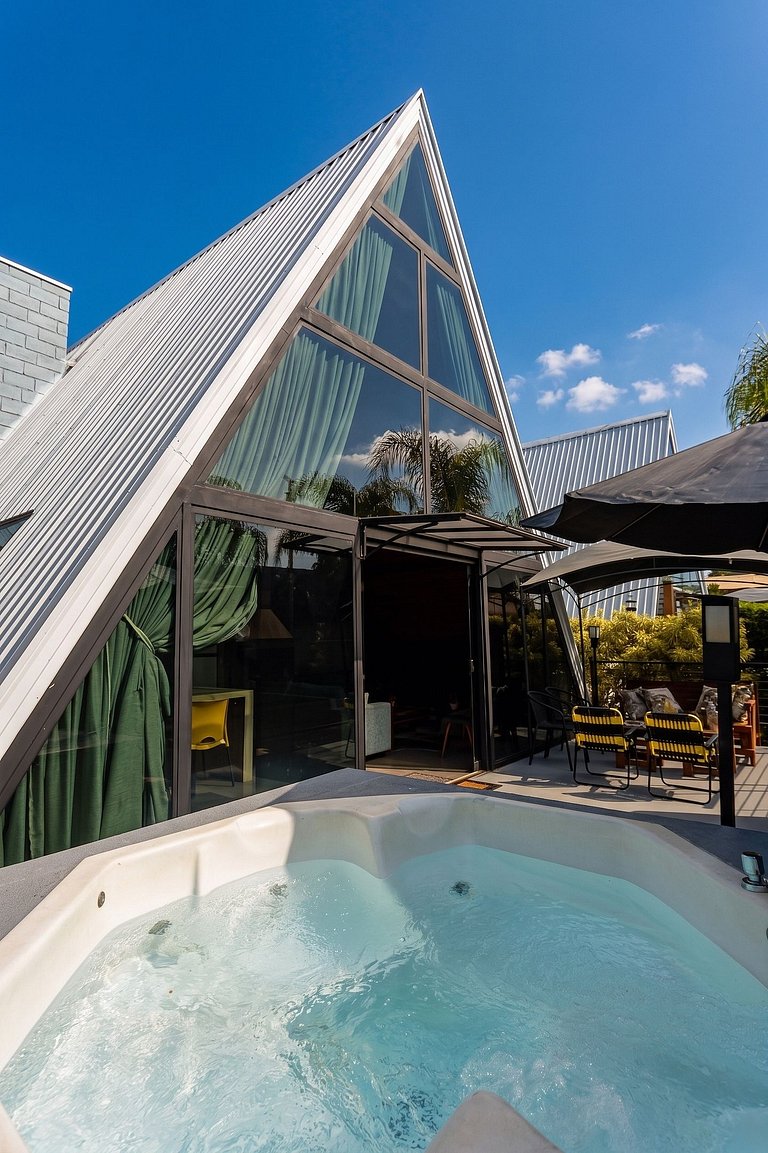 Chalé Verde Mata com jacuzzi privativa em Bonito