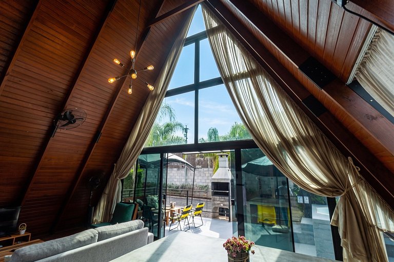 Chalé Verde Mata com jacuzzi privativa em Bonito