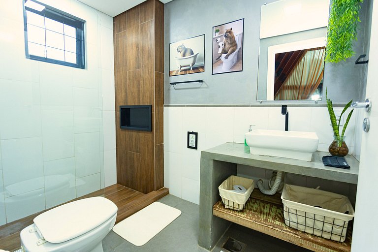 Chalé Verde Mata com jacuzzi privativa em Bonito