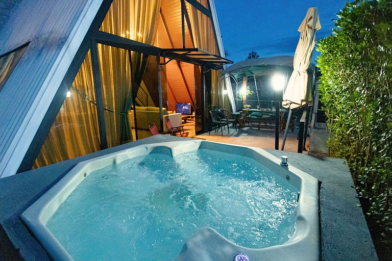 Chalé Verde Mata com jacuzzi privativa em Bonito