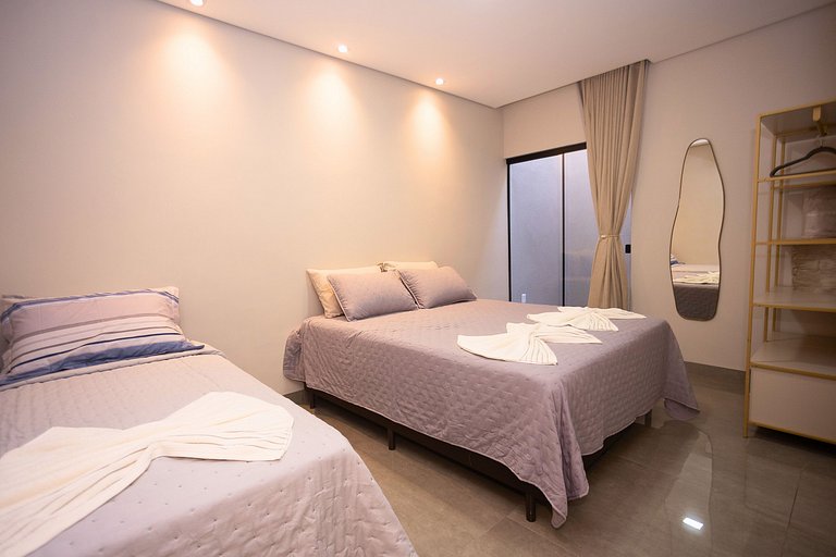Casa Ampla com Piscina e Churrasco em Bonito-MS
