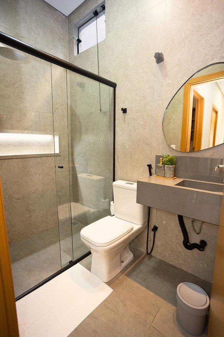 Casa Ampla com Piscina e Churrasco em Bonito-MS