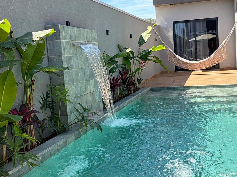 Casa Ampla com Piscina e Churrasco em Bonito-MS