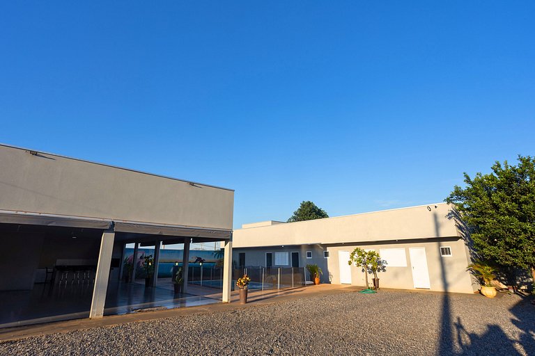 Rancho Candara: Piscina, Churrasqueira e 3 Suítes
